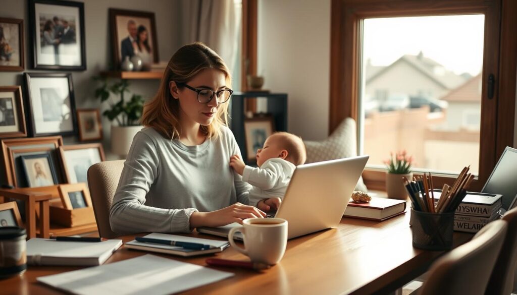 life as a freelance content writer and a mother